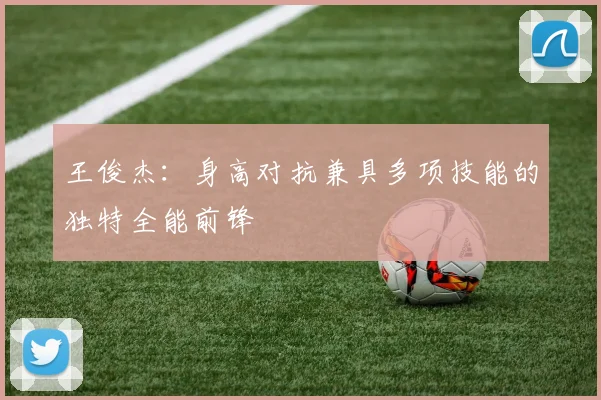 王俊杰：身高对抗兼具多项技能的独特全能前锋