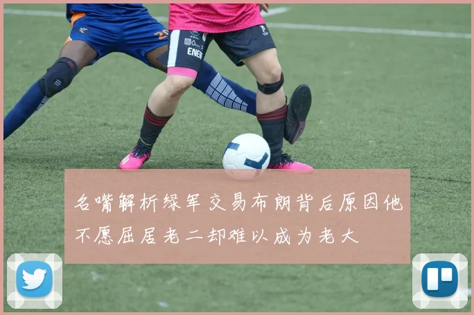 名嘴解析绿军交易布朗背后原因他不愿屈居老二却难以成为老大